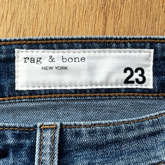 RAG & BONE JEANS JULIENNE DRE LOW RISE SLIM BOYFRIEND JEANS WOMEN’S sz 23 NWT - Picture 9 of 15
